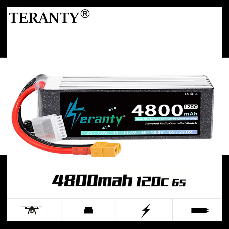 Lipo Battery 6S - TERANTY 6S 4800mAh Lipo Pil 22.8V