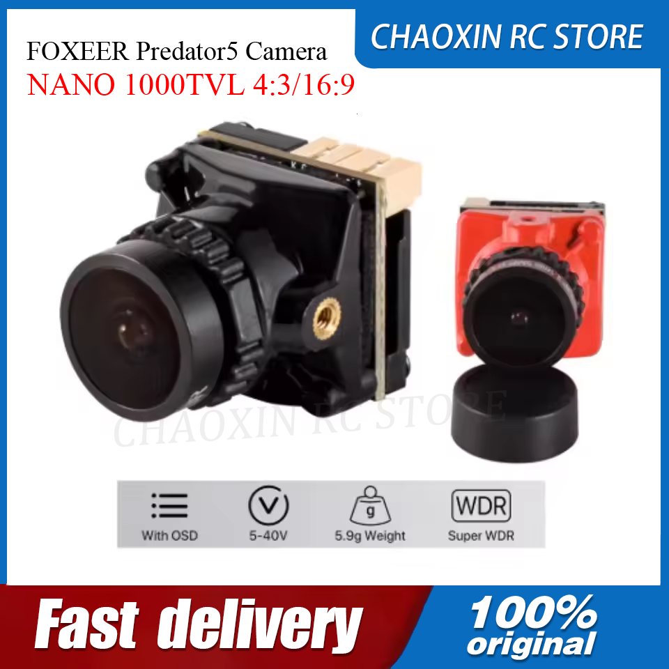Fpv Camera - FOXEER Predator5 Kamera NANO 1000TVL 4:3/16:9