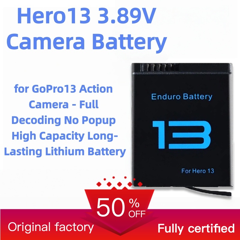 Drone Battery - GoPro13 Aksiyon Kamerası için Hero13 3.89V
