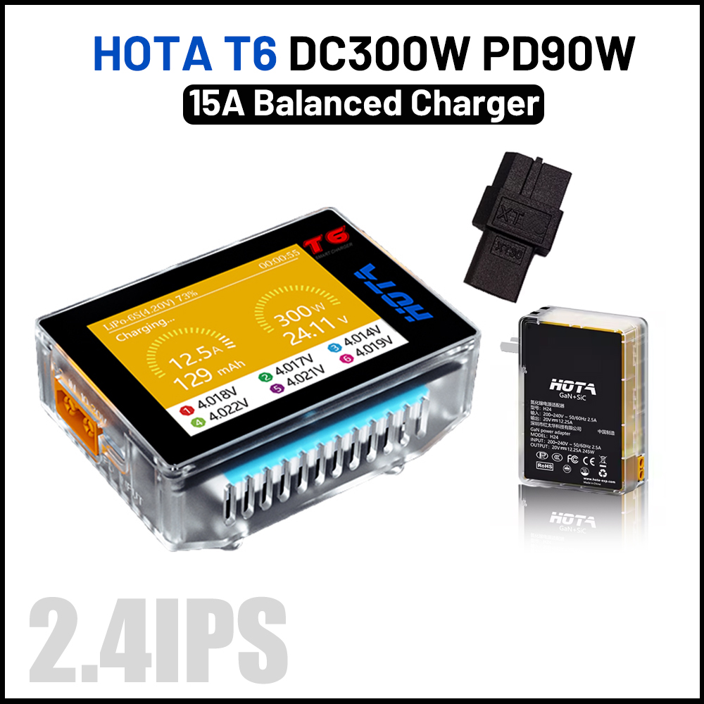 Lipo Battery 6S - HOTA T6 300W akıllı şarj 15A
