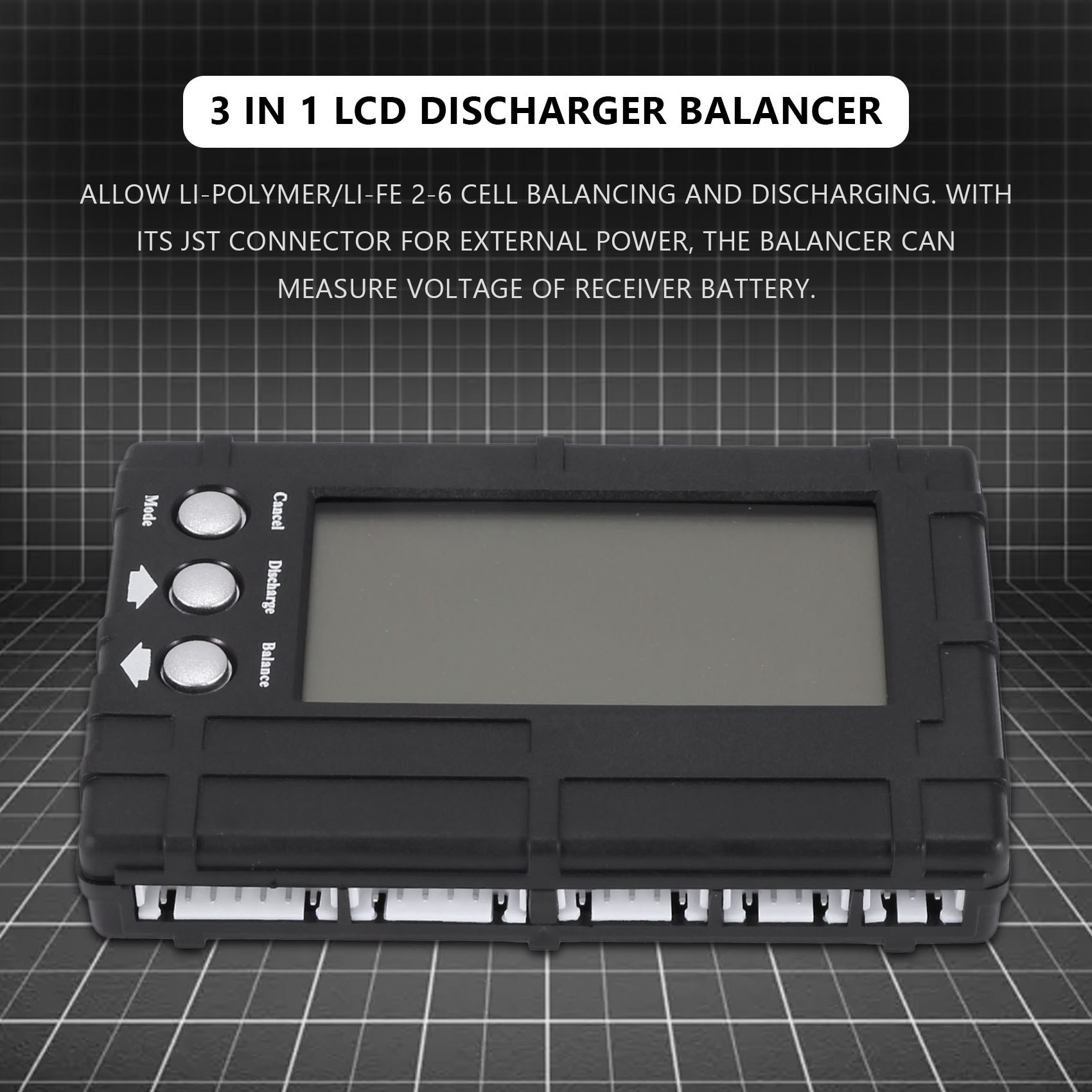 Lipo Battery 6S - 3 in 1 LCD RC Pil