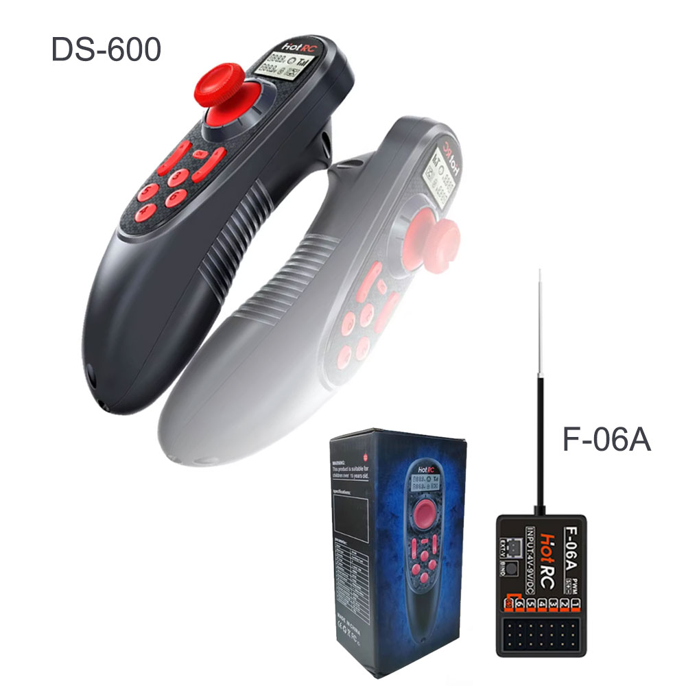 Radio Transmitter 2.4Ghz - HOTRC DS-600 2.4GHz 6CH RC Tekne
