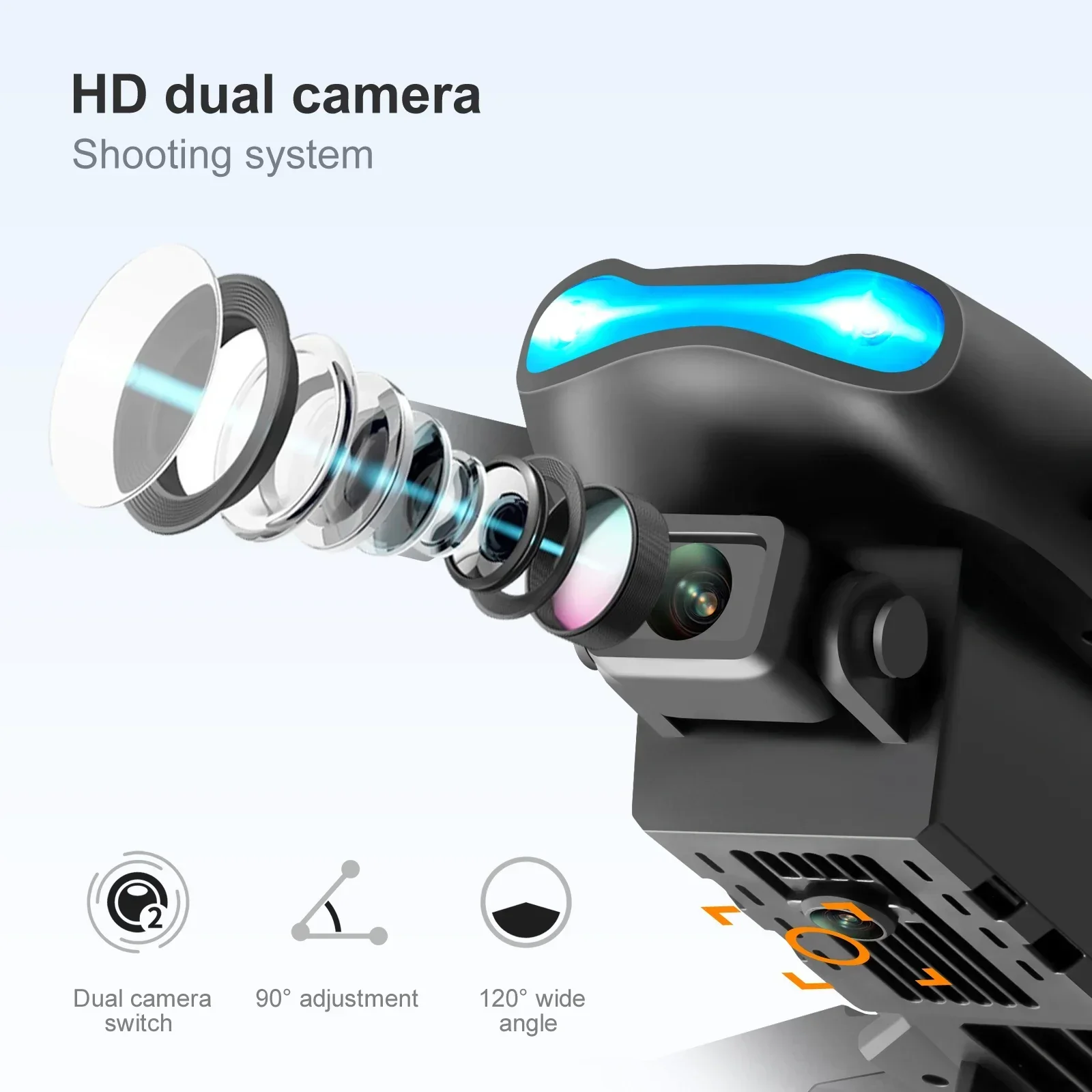 Yeni E99 Pro HD 4K Drone Çift  - Brushed Drone Motor incelemesi ve fiyatı