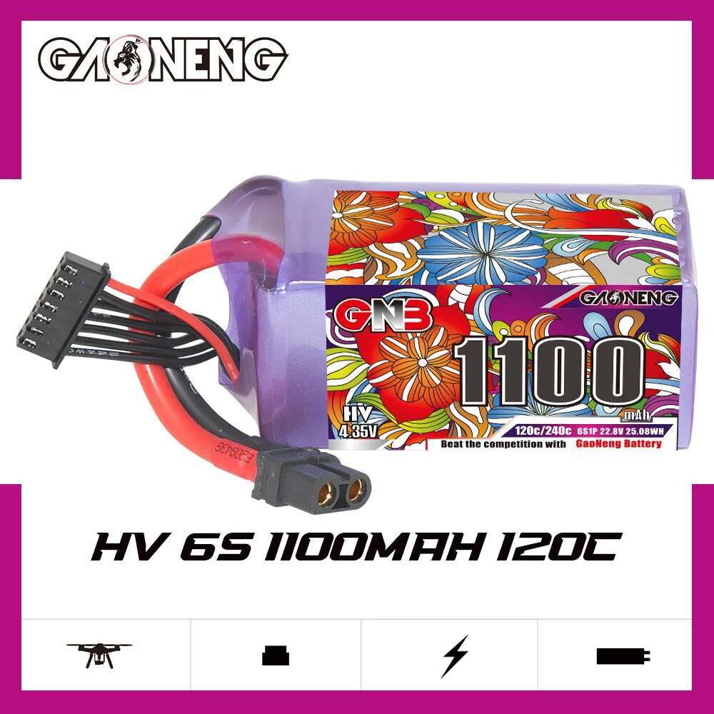 2 adet GNB 6S Lipo Pil 22.8V 1 - Lipo Battery 6S incelemesi ve fiyatı