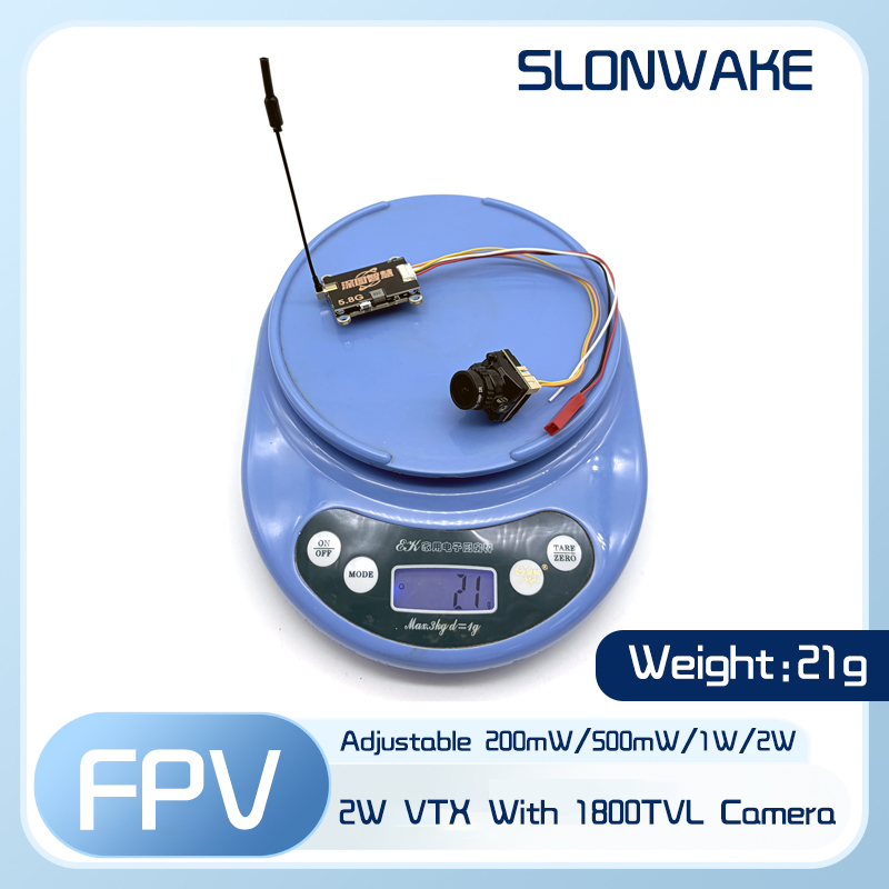 SLONWAKE 5.8G 56CH 2W verici V - Fpv Camera incelemesi ve fiyatı