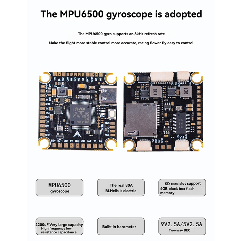 80A+F405/F722 STACK, 13 inç FP - F722 Flight Controller incelemesi ve fiyatı