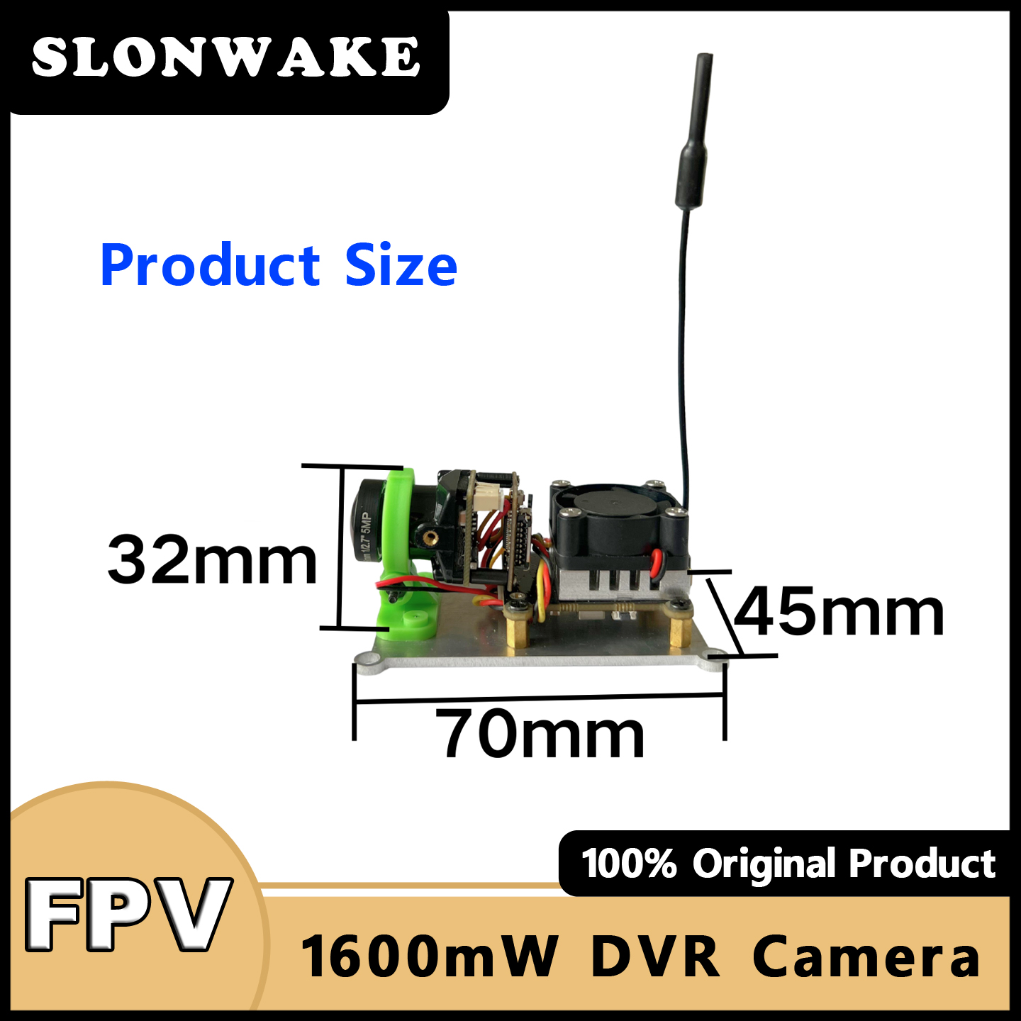 SLONWAKE 5.8G 48CH 200/500/100 - Fpv Camera incelemesi ve fiyatı