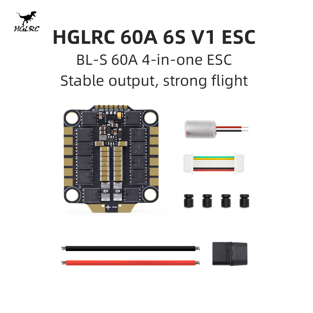 HGLRC 60A 6S V1 4'ü 1 arada ES - 4 In 1 Esc incelemesi ve fiyatı