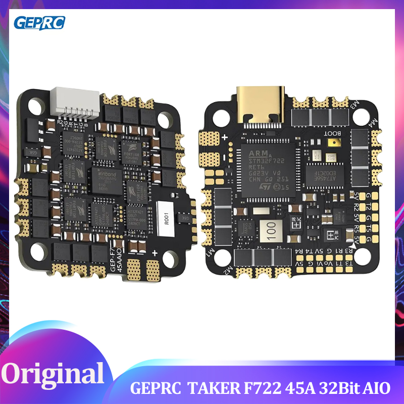 GEPRC TAKER F722 45A 32Bit AIO - F722 Flight Controller incelemesi ve fiyatı