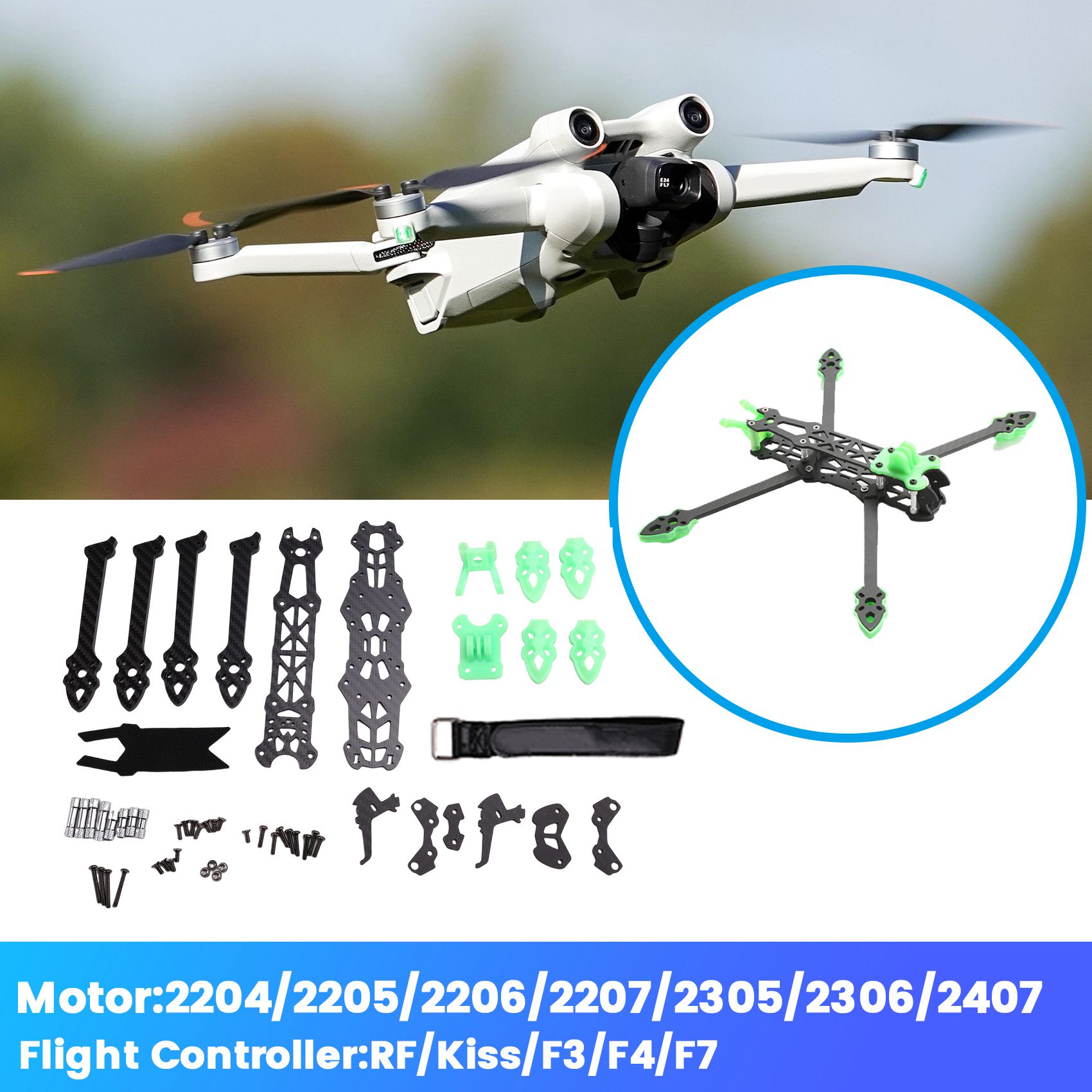 YSUN-MARK4-HD Mark 4 HD 5 İnç  - Carbon Fiber Drone Frame incelemesi ve fiyatı