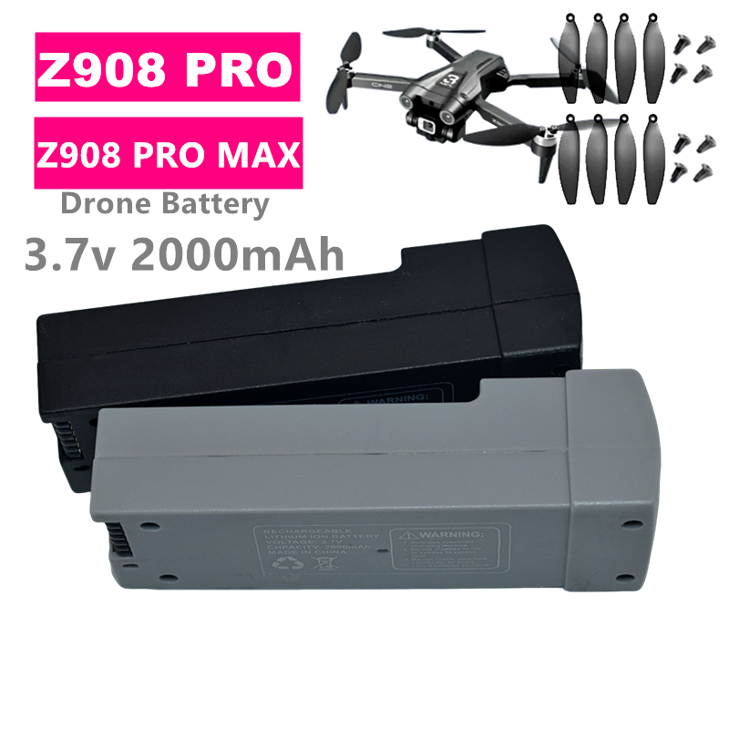 Z908 PRO Drone Pil 3.7v 2000ma - Brushed Drone Motor incelemesi ve fiyatı