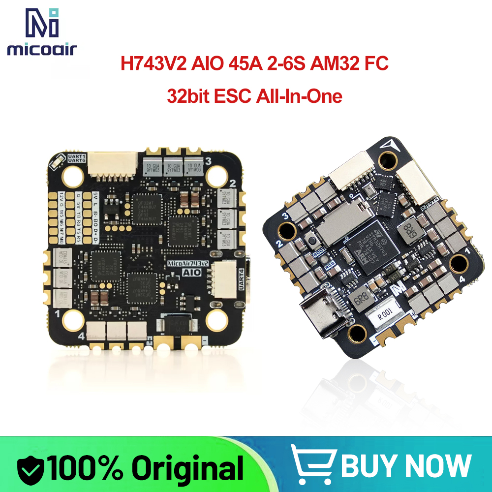 MicoAir H743V2 AIO 45A AM32 2- - Betaflight Fc incelemesi ve fiyatı