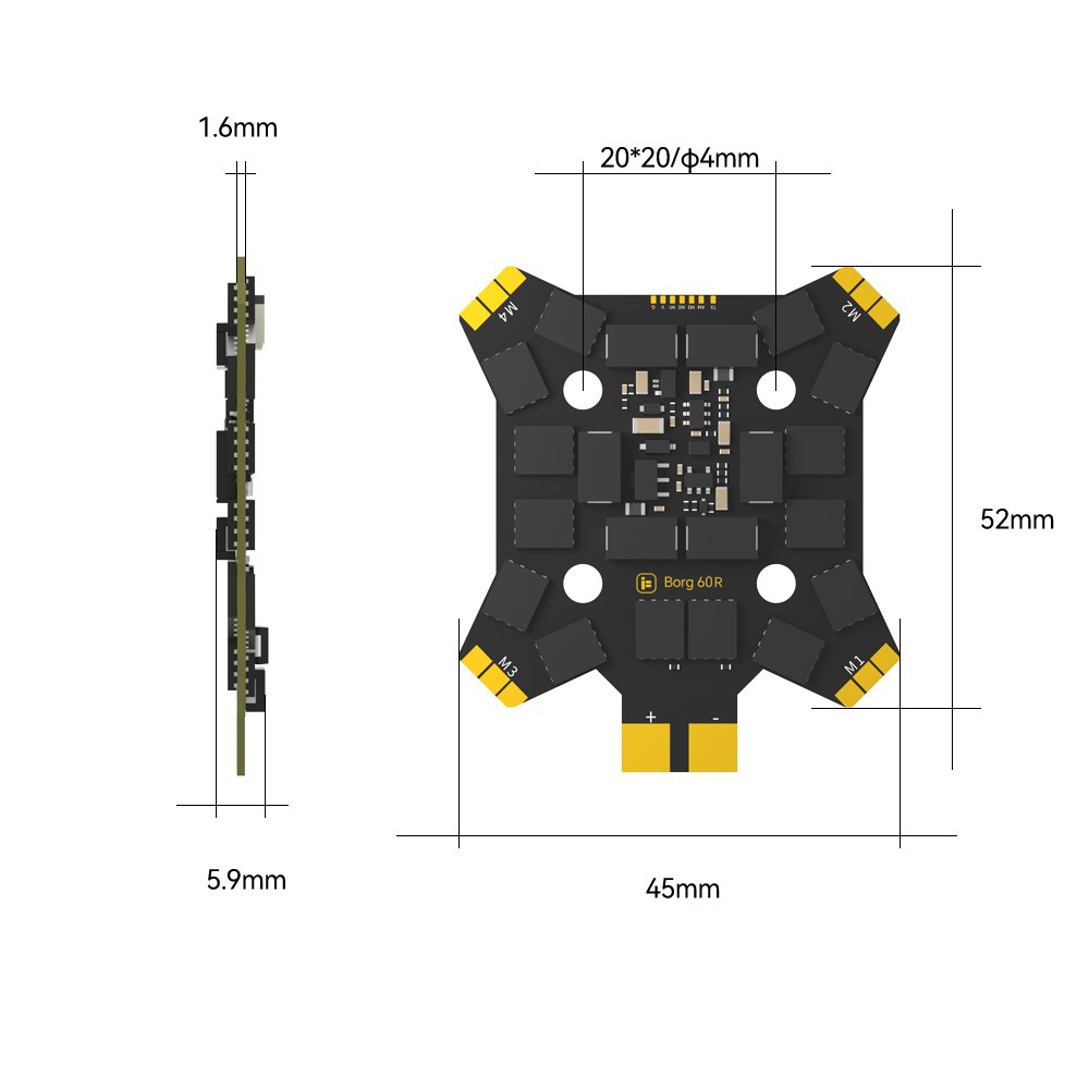 iFlight Borg Mini H7 (ICM42688 - 4 In 1 Esc incelemesi ve fiyatı