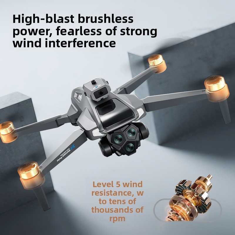 Katlanabilir M66 RC Drone, 4.5 - Brushed Drone Motor incelemesi ve fiyatı