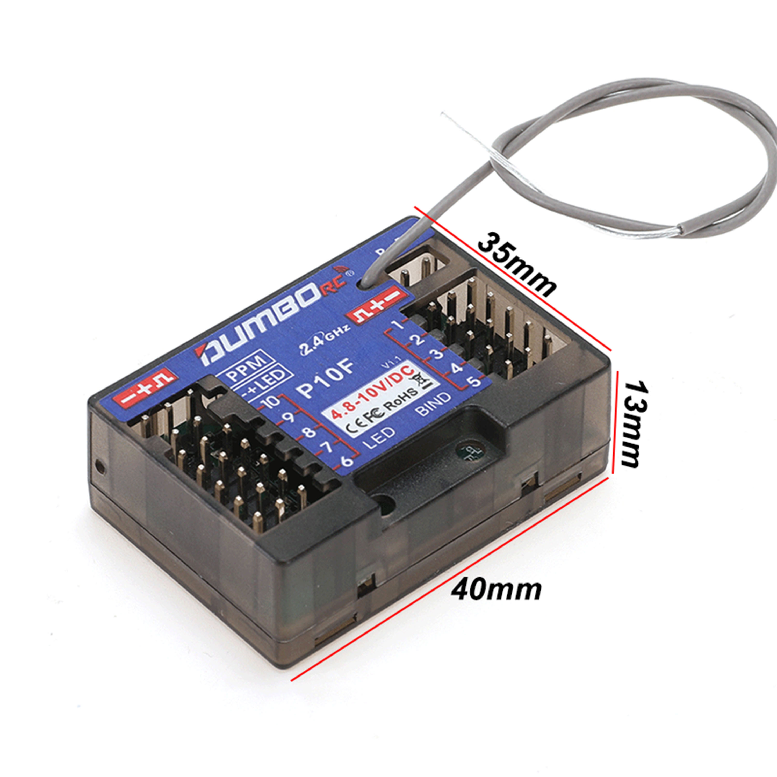 DUMBORC P10F P10FG 10CH 2.4 GH - Radio Transmitter 2.4Ghz incelemesi ve fiyatı