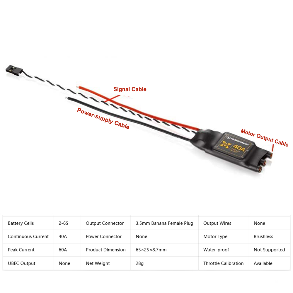Hobbywing XRotor 40A Fırçasız  - 4 In 1 Esc incelemesi ve fiyatı