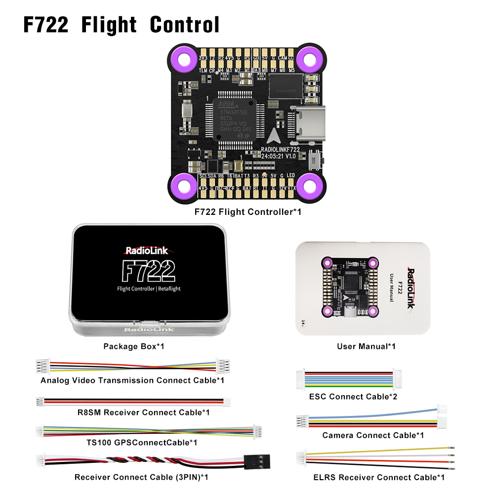 Radiolink F722 Uçuş Kontrol Ci - F722 Flight Controller incelemesi ve fiyatı