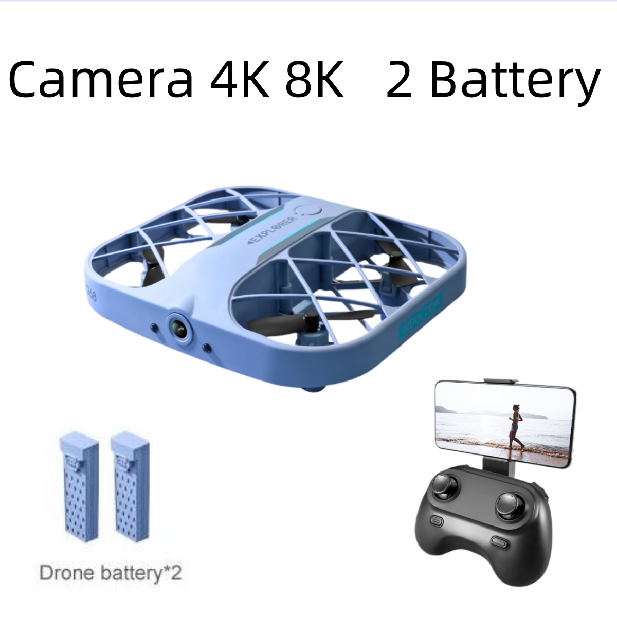 JJRC H107 FPV RC Drone, 2 Bata - Brushed Drone Motor incelemesi ve fiyatı